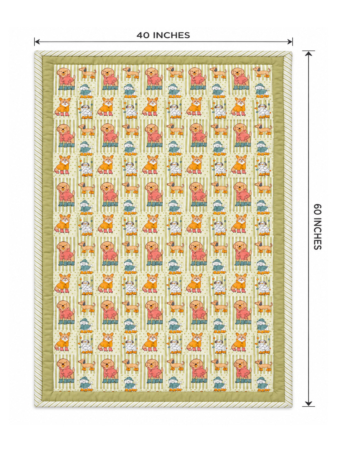 Paw Parade Baby Quilt