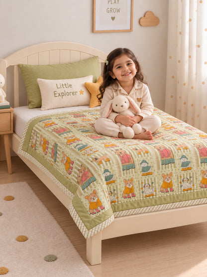 Paw Parade Baby Quilt